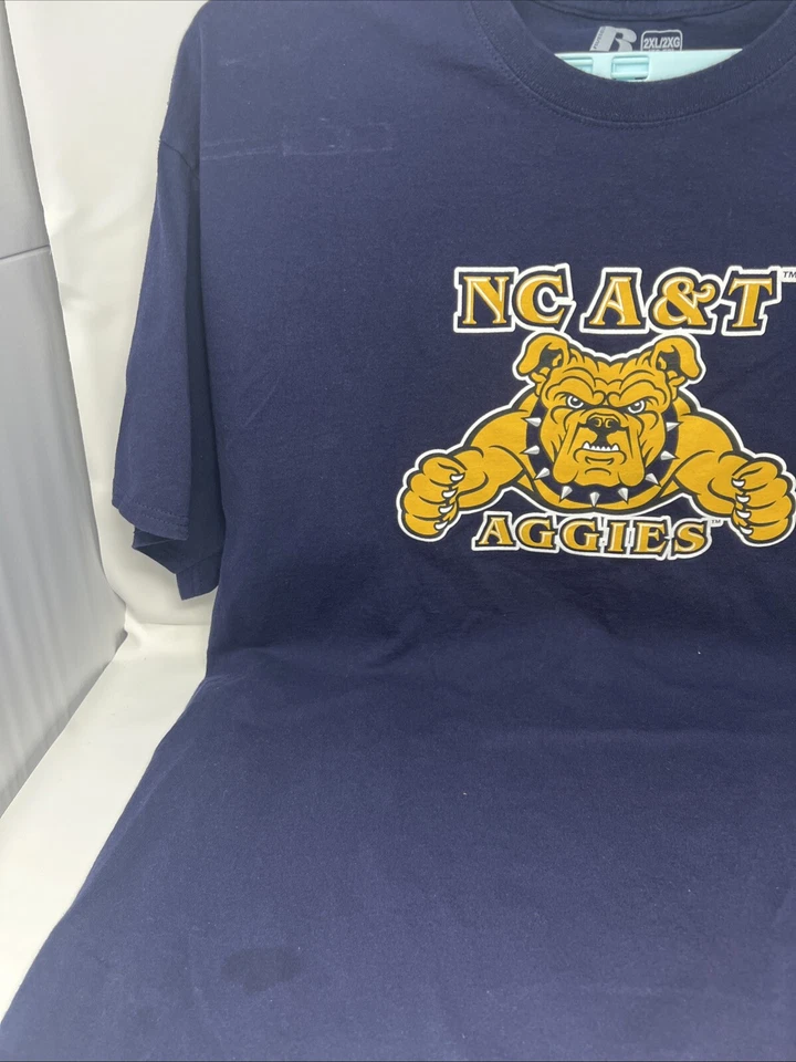NC A&T Aggies Blue Shirt Dream USA Size 2XL College North Carolina - Image 4 of 4