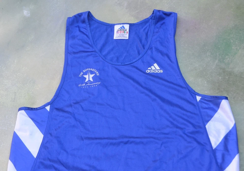Vintage Adidas The Superstars 25th Anniversary Men's Tank Top Size XL_MADE IN US - Image 2 of 4