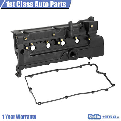 Engine Valve Cover w/ Gasket  Plastic For 2006-2011 Hyundai Accent Kia Rio 1.6L
