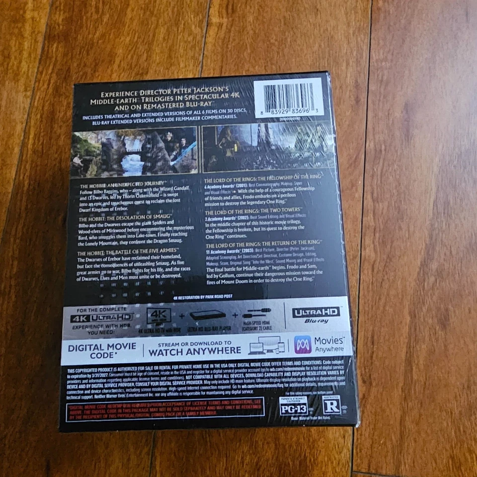 Middle-Earth 6-Film Collection (4K Ultra HD) - Immagine 2 di 4