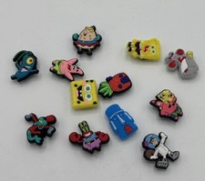 SpongeBob Square Pants Characters Shoe Charms Set of 12