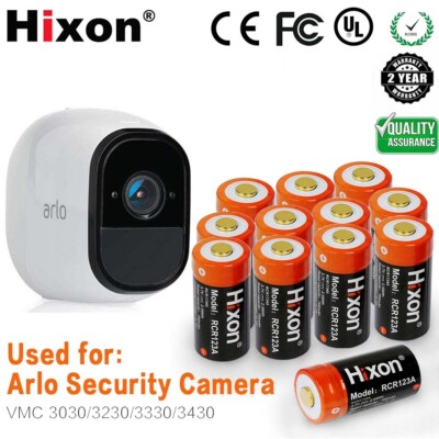 Lot RCR123a Rechargeable Batteries 3.7V 700mAh for Arlo Security Camera