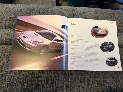 Toyota Range UK Market Brochure Oct 2000 MR2 Celica Land Cruiser Yaris Prius Rav - Picture 5 of 6