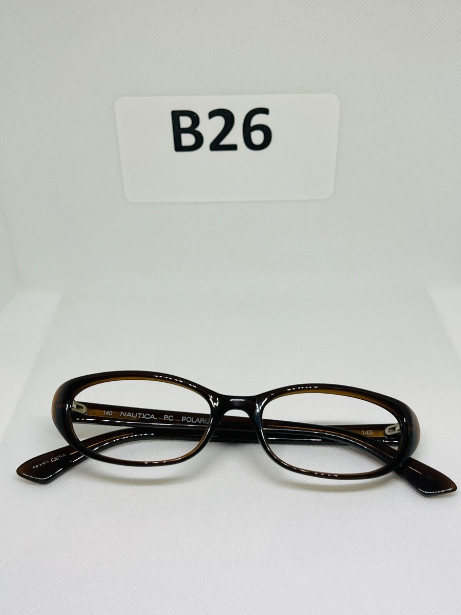 Nautica Catalina Dark Brown Oval Cat-Eye Frame Only 322 50-17 140