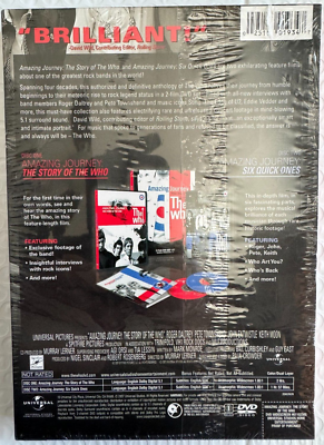 Amazing Journey: The Story of The Who (DVD, 2007) New & Sealed