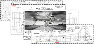Kit Aereo Boeing B-17 Flying Fortress In Legno Balsa Taglio Laser – 3D RC HOBBY