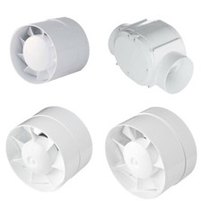 Rohrventilator mit Kugellager Ø 100 125 150 Rohrlüfter Kanallüfter Zwischenbau 