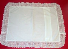 (1) Linens 'n Things Eyelet Sham w/ 3.25" Ruffle ~ White ~ Standard **NEW**