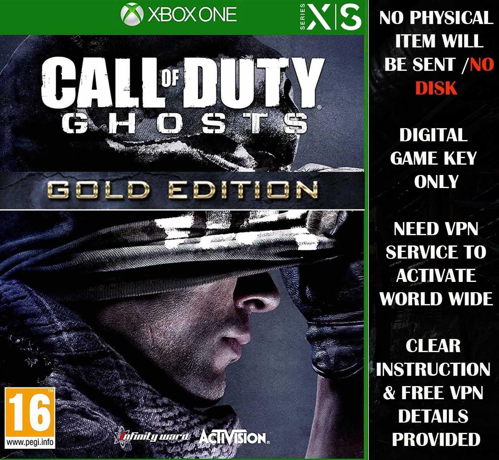 Call of Duty Ghosts Gold Edition Xbox One X