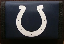 INDIANAPOLIS COLTS OFFICIAL TEAM LOGO NYLON TRIFOLD WALLET NEW RICO INDUSTRIES