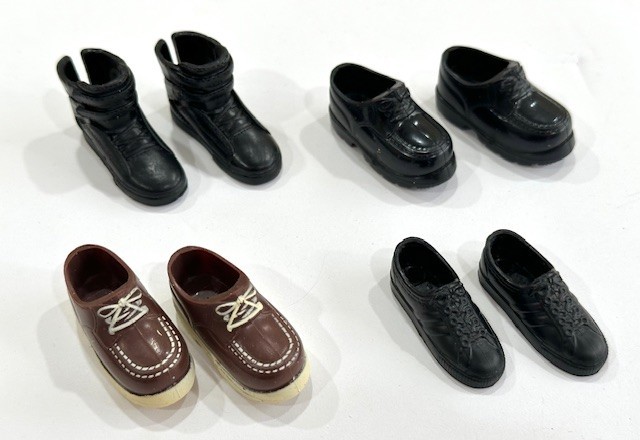 Ken Doll scarpe vintage lotto di 4 paia vestito e casual