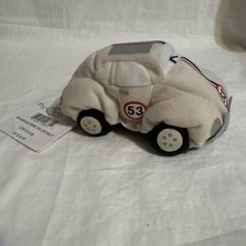 Herbie The Love Bug 6" Plush Mini Bean Bag Disney Store NWT