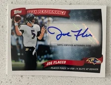 2010 Topps - Peak Performance Autographs Joe Flacco #PPA-JF (AU)