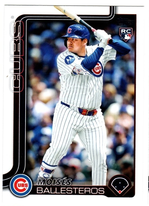 2025 Topps Update #US262 Moises Ballesteros RC Rookie  -  Chicago Cubs