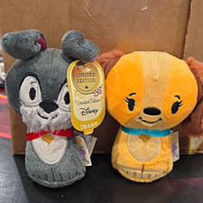 Hallmark Itty Bittys Disney Lady  The Tramp Limited Edition Plush Set w/ Tags