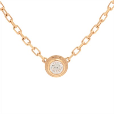 Cartier D'amour SM diamond Necklace 750(PG) 2.7g | eBay