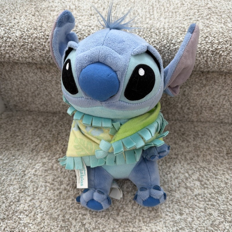 Disney Babies Stitch Plush with Blanket Plush Doll toy Gift 10"