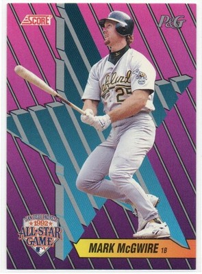 Mark McGwire 1992 Score Procter and Gamble #2  Oakland Athletics  #3