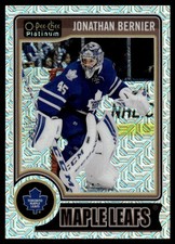 2014-15 O-Pee-Chee Platinum Traxx Jonathan Bernier Toronto Maple Leafs #124