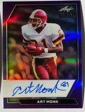 2026 Leaf Metal Art Monk Auto Autograph Prismatic Purple On Card #d 1/2