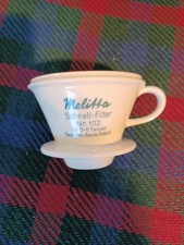 Melitta Schnell-Filter Nr. 102, 3-6 Tassen, 8-Loch, Deutsches Reichs Patent