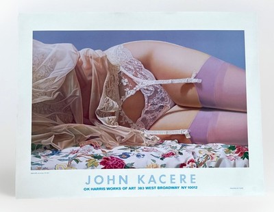 VALERIE, LIMITED EDITION LITHOGRAPH, JOHN KACERE RARE 26X20  1989