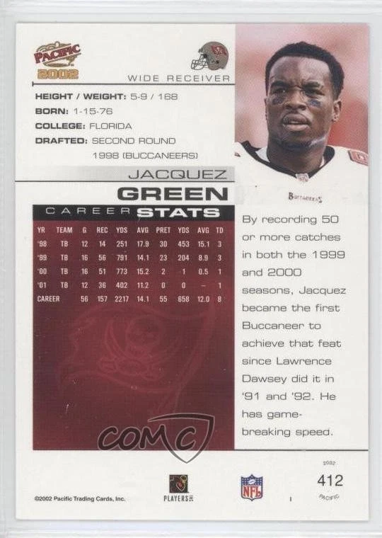 2002 Pacific Extreme LTD Missing Serial Number Jacquez Green #412 - Image 2 of 2