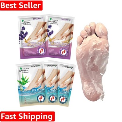 5 Pack Foot Peeling Mask,Exfoliator Peel Off Calluses Dead Skin Callus Remove...