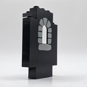 Lego Wall with Stone Window 4444p04 Panel 2 x 5 x 6  6085 / 6086 Castle Vintage