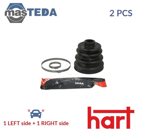402 761 CV JOINT BOOT KIT PAIR HART 2PCS FOR HONDA CIVIC VI 66KW