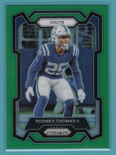 2023 Panini Prizm #130 Rodney Thomas II Green