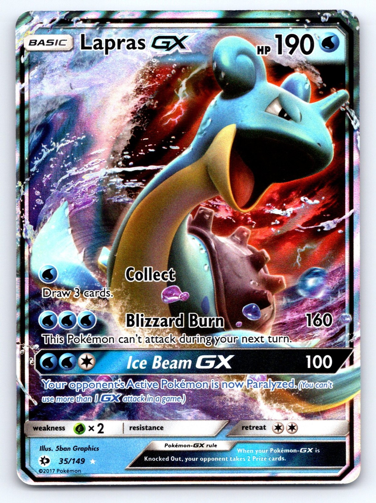 Lapras GX Holofoil [SM01 - 35/149