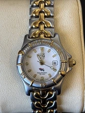 Ladies Esquire ESQ Swiss Wristwatch Two Toned Band Water Resistant 26” Dial