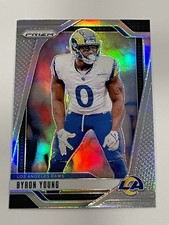 2024 Panini Prizm Football Silver - Byron Young - Los Angeles Rams