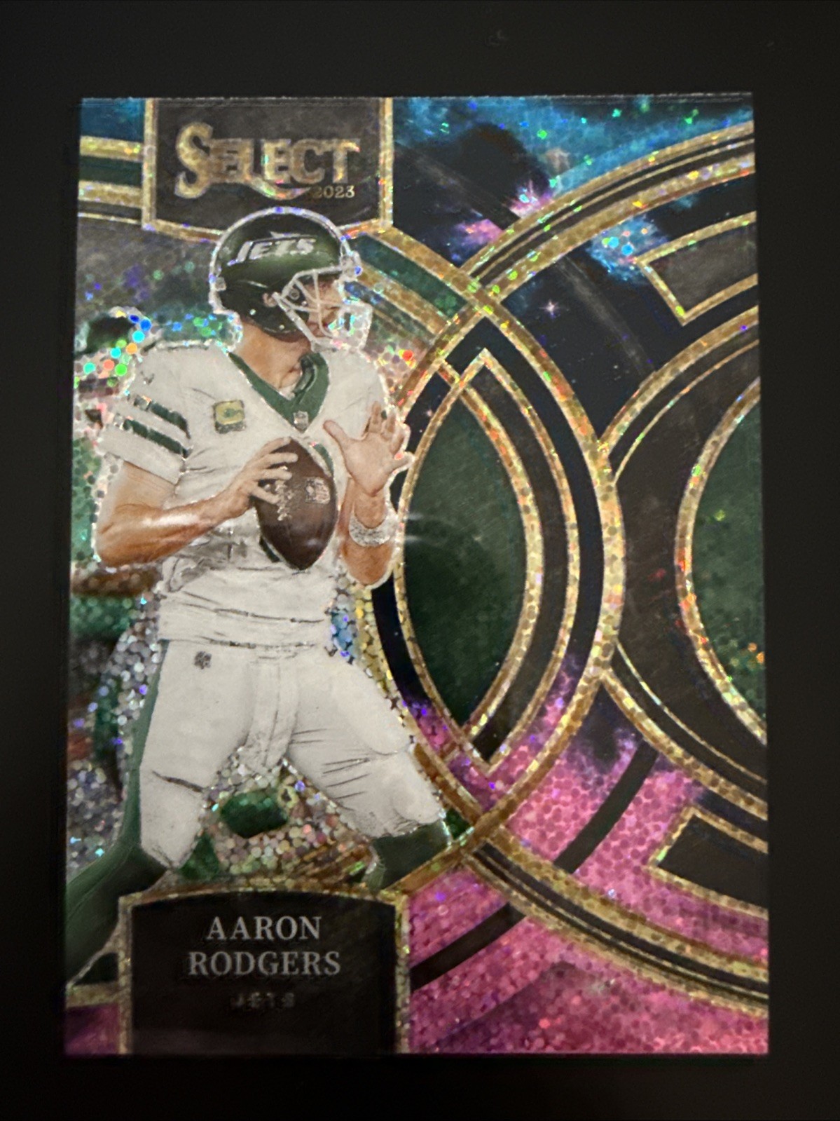 2023 Panini Select - Premier Level Aaron Rodgers #121 Cosmic Prizm