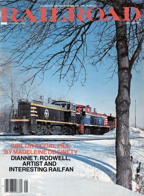 Belt Railway Co Chicago EMD MP15DC Switchers 533 & 534 Snow Scene Mag Cover Only