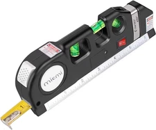 Multipurpose Laser Tape Measure & Laser Line Leveler