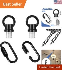2 Set 1/8- Lighting Loops with Link Buckle Connectors for Light Fixture Chande