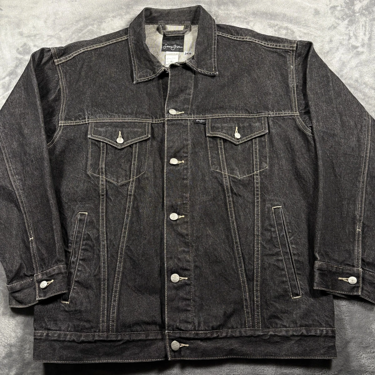 Sean John Black Coats, Jackets & Vests Cotton Outer Shell for Men