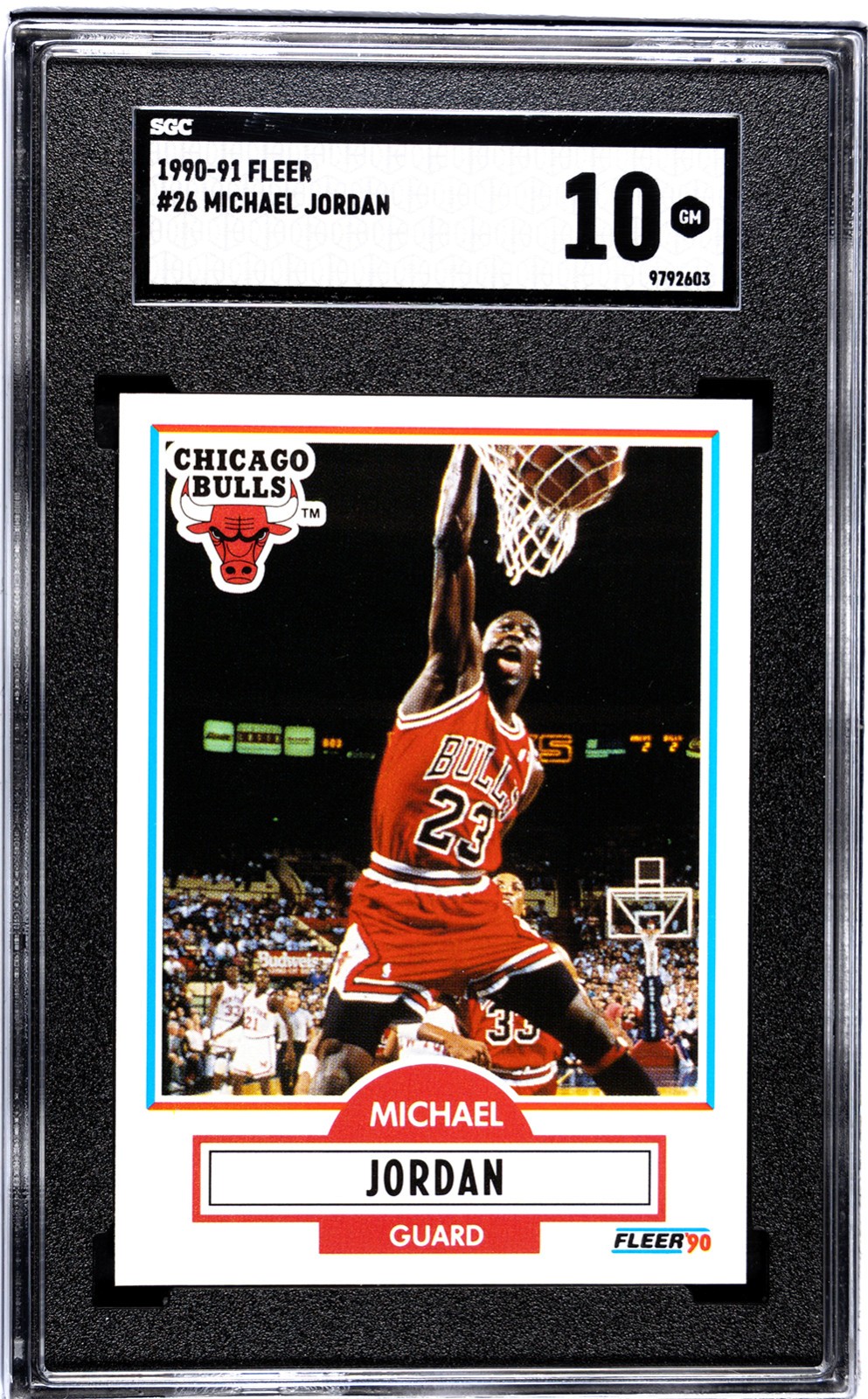 💎🔥GEM MINT 1990-91 Fleer - Michael Jordan #26