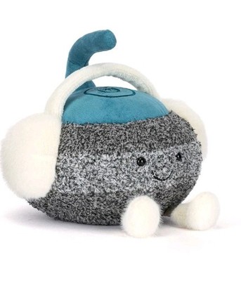 Jellycat Amuseables Sports Cariss Curling Stone Neu mit Etikett Selten Neu