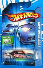Hot Wheels 2006 Mainline Release #176 1968 Dodge Dart Mtflk Black w/ 10SPs