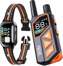 2-in-1 Dog Shock Collar with Remote Control and Automatic Bark Mode