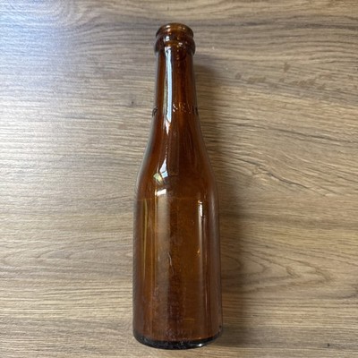 Antique Seven Up - 7 Up Amber Soda Bottle (Star Beverage Co San Diego 420 6-G)