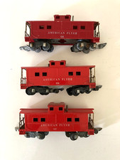Vintage American Flyer S Gauge Lot of 3 Caboose #630