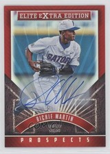 2015 Panini Elite Extra Edition Prospects Auto Richie Martin #21 Auto 9pd
