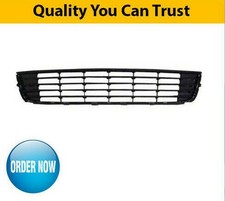 2010-2015 Front Bumper Center Grille Black Fits Volkswagen Touran Caddy New