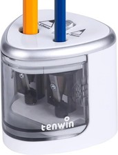 Two-hole Automatic Electric Pencil Sharpener Helical Blade Fast Sharpen multi co