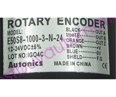 1Pcs New Autonics Rotary Encoder E50S8-1000-3-N-24 12-24V ru #zc