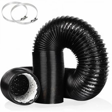 3in-6in Flexible Ducting Dryer Vent Pipe Aluminum Foil PVC Duct Fan Hose 5/10m